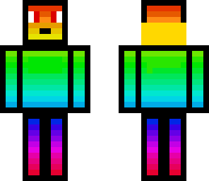 rainbow hoodie with headphones
