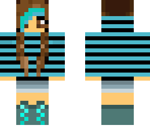blue cool girl