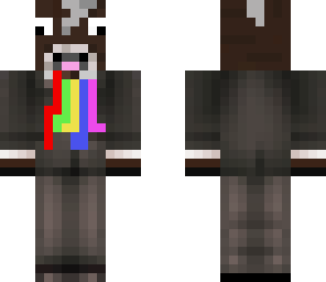 cow with a rainbow on his shirt