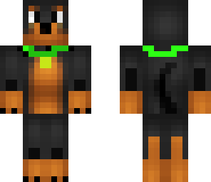 green puppy