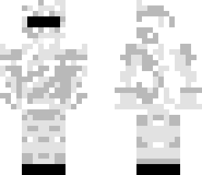 futuristic wintercamo soldier