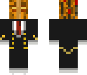pumpkin head with suit