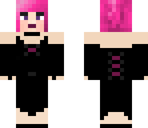 cute goth in pink 2