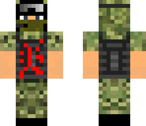 in the frontlines with blood on kevlar vest o_o