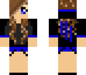 blue skrillex girl