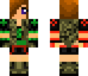 red green girl