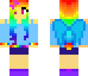 rainbow elf girl