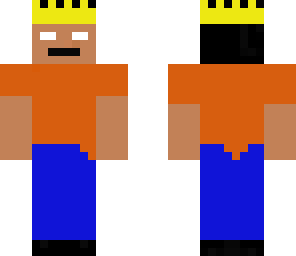cartoon king herobrine 