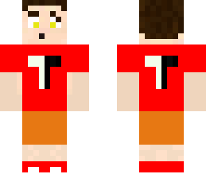 tobuscus red with yellow eyes and orange shorts