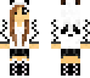 checkered panda girl