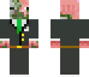 zombie pigman in suit
