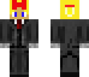 girl in a suit