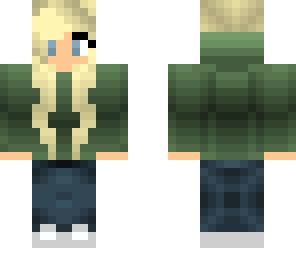 green jacket girl edit