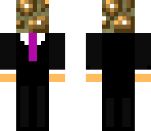 tuxedo glowstone head