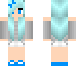 blue hair girl