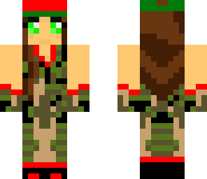 red team female sniper