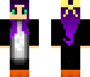 girl in a penguin costume