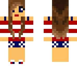 patriotic girl