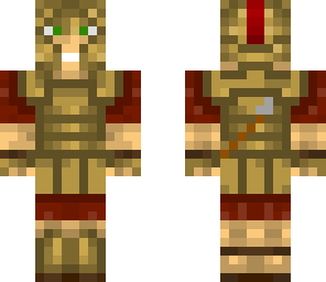 spartan with spear on back