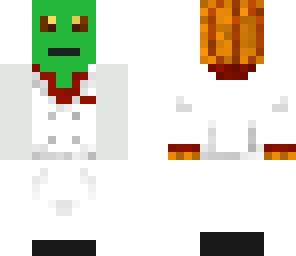 green blob man in a suit