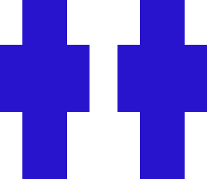 the blue