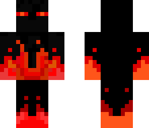flaming red enderman