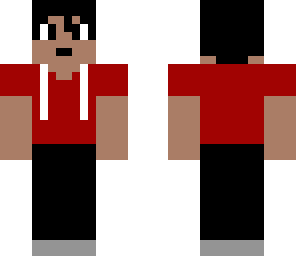 red hoodie