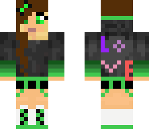 green love girl