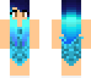 blue hair prom girl