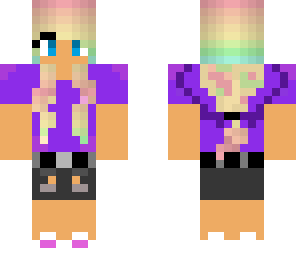 chilled rainbow girl