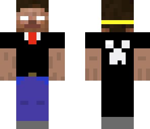 hipster herobrine going to work