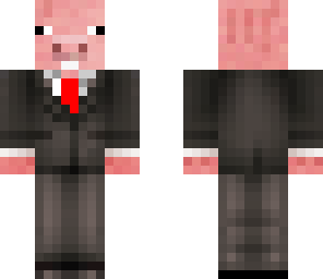 tuxedo pig