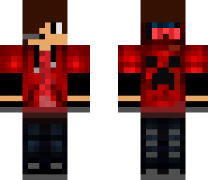 red hoodie