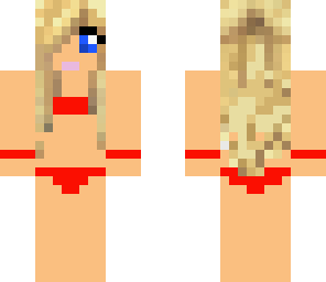 red bakini girl