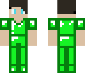 emerald armour with a hero in it