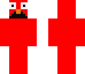 elmo with mustache