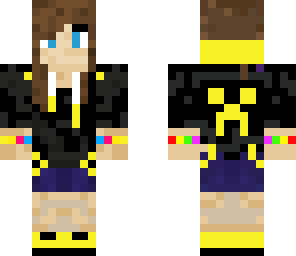 hd girl custom black yellow