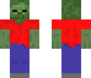 zombie- red shirt