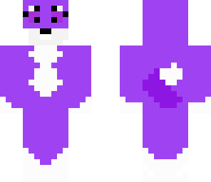Purple Siberian Husky | Minecraft Skin