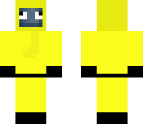 squid in hazmat suit