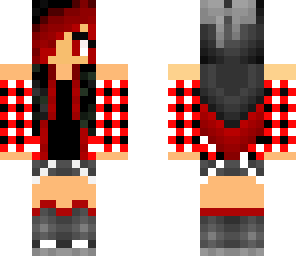 red teenage mix girl