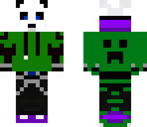 green panda