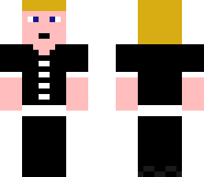 black suited guy