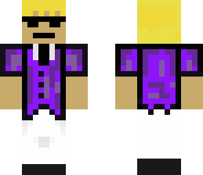 purple tux