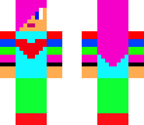 rainbow girl