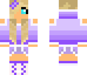 edited purple girl