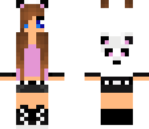 cute pink panda