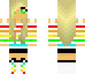 rainbow girl