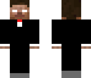 herobrine in a suit