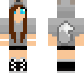 brown haired wolf girl